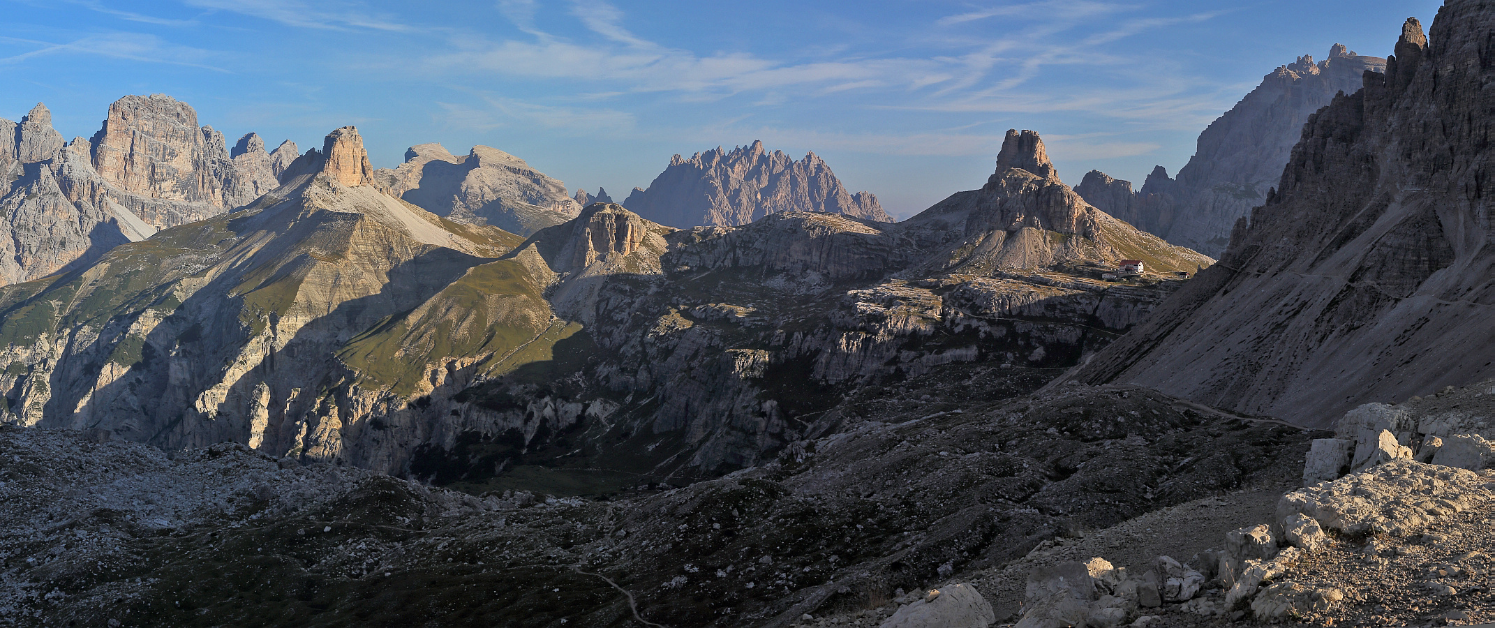 Vom Monte Rudo Grande 2826m zum Pasportenkofel 2701m...