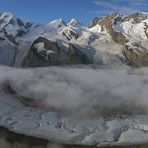 Vom MonteRosa zum KleinMatterhorn der berühmte Blick ...