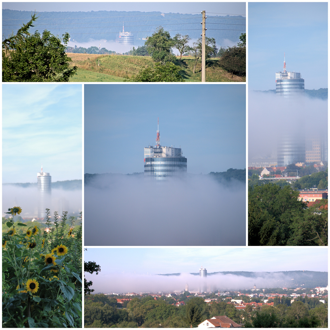 vom Nebel umschlossen