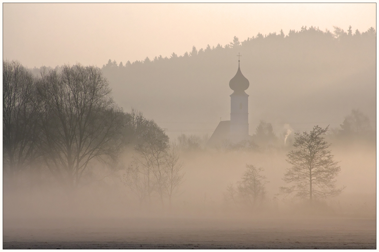 Vom Nebel verhüllt