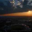 Vom Olympiaturm München - Sonnenuntergang