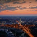 Vom Olympiaturm München - Sonnenuntergang II