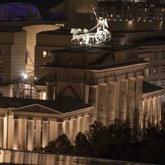 Vom Reichstag mit Blick auf's Brandenburger Tor