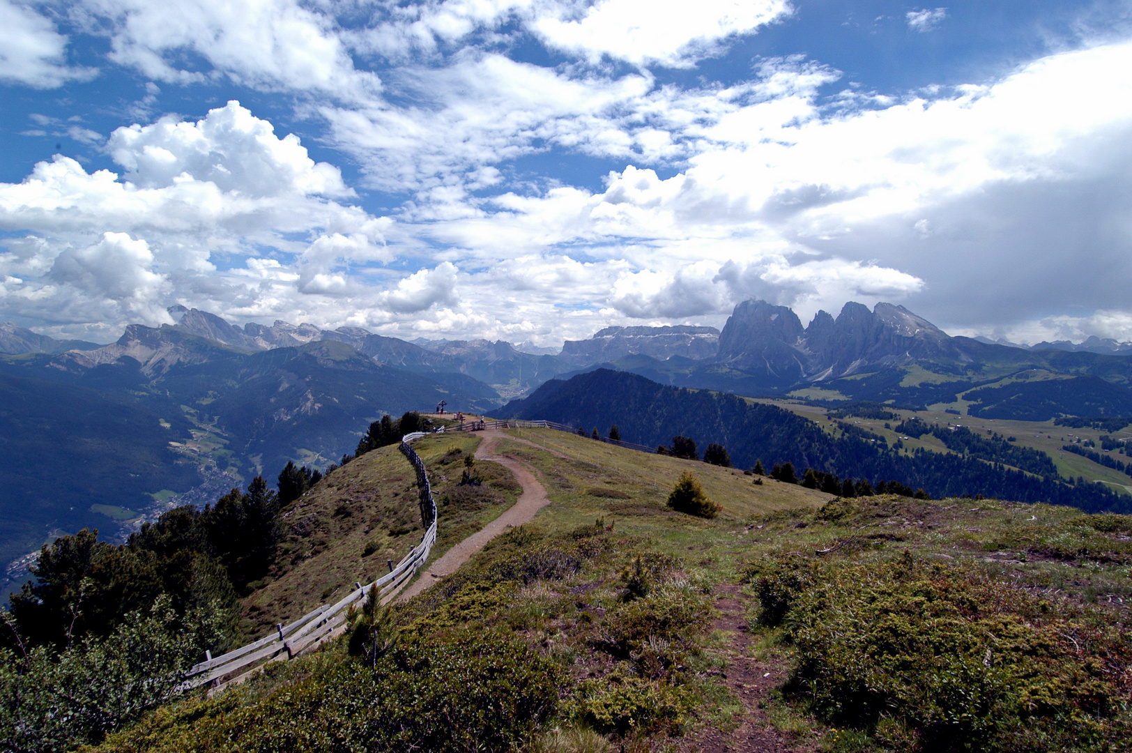 vom Ritten : Langkofel, Sellagruppe, Geißler