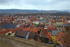 vom Schloss Heidecksburg Blick über