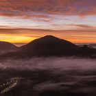 Vom Sonnenaufgang im Pfälzerwald...