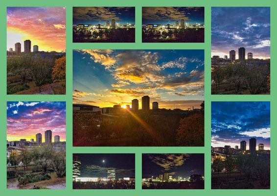 vom Sonnenuntergang bis der Mond sich zeigte...