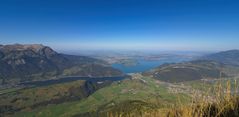 vom Stanserhorn aus Blick Richtung Luzern