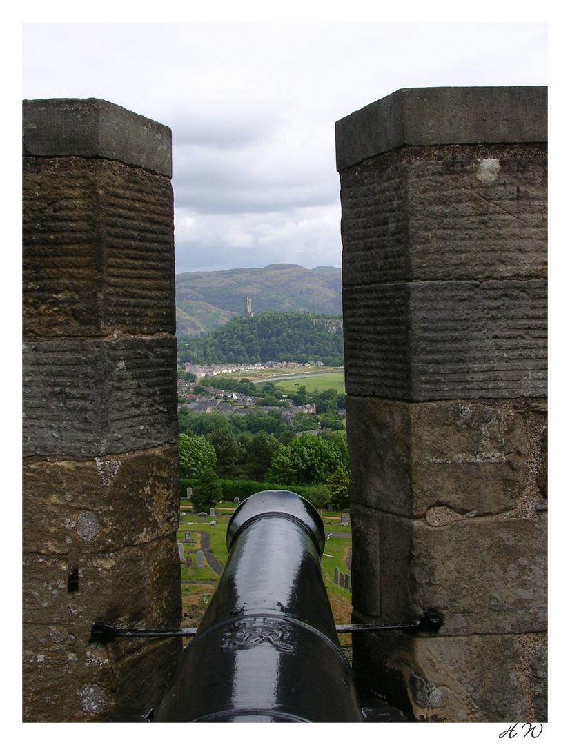 Vom Stirling Castle zum Wallace Monument (oder Mäuseturm)