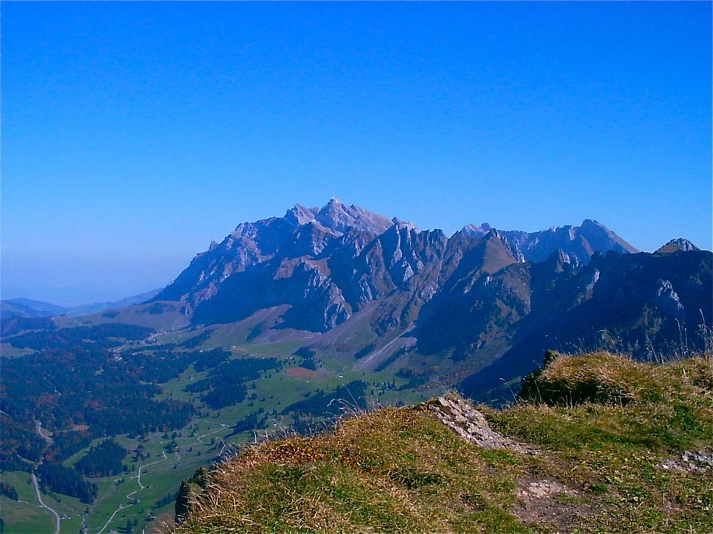 Vom Stockberg mit Sicht zum Säntis