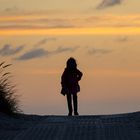 "vom Strand - auf dem Weg nach Hause"