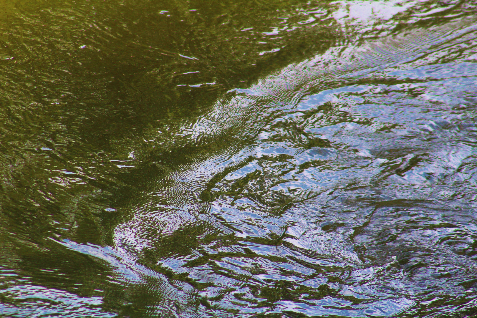 vom Strömen oder Fliesen des Wasser s