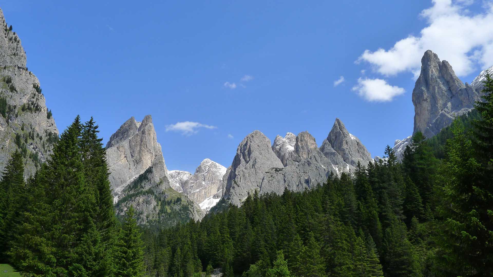 Vom Tschamintal aus - Dalle Valle dei Ciamin