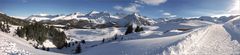 vom Tschuggen im Tiefschnee nach Arosa 