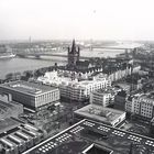 Vom Vierungsturm bei Tag, St.Martin + Deutzer Brücke (1986)