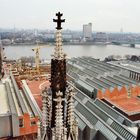 Vom Vierungsturm Richtung Hohenzollernbrücke