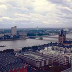 Vom Vierungsturm Richtung Kirche Groß St.Martin+Deutzer Brücke