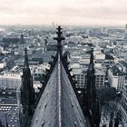 Vom Vierungsturm Richtung Rathaus fotografiert.