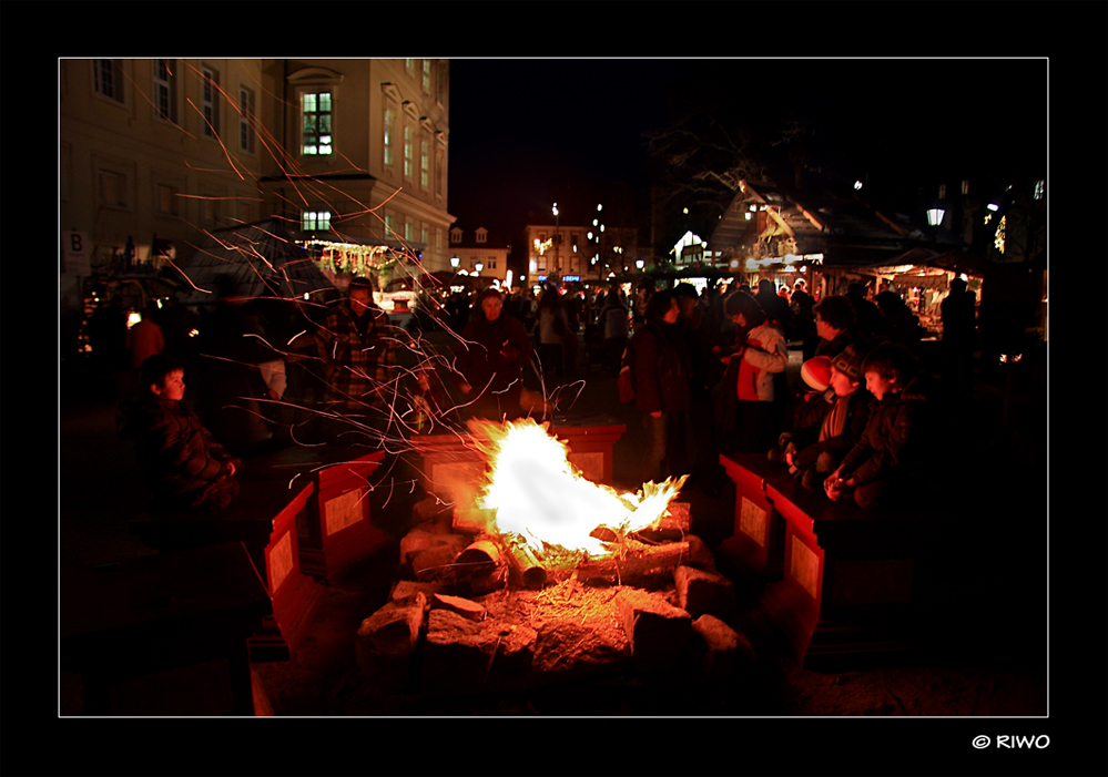 vom Weihnachtsmarkt in Karlsruhe Durlach....