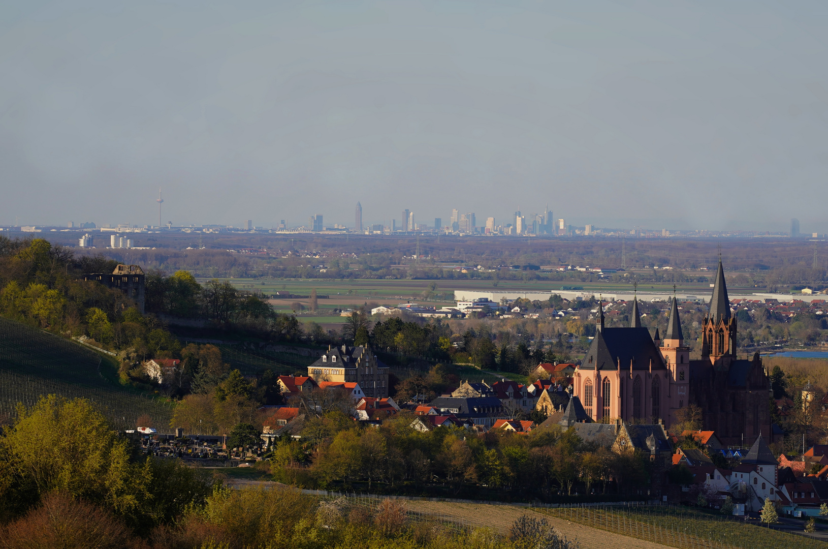 Vom Weinberg über die Katharinenkirche nach Frankfurt...