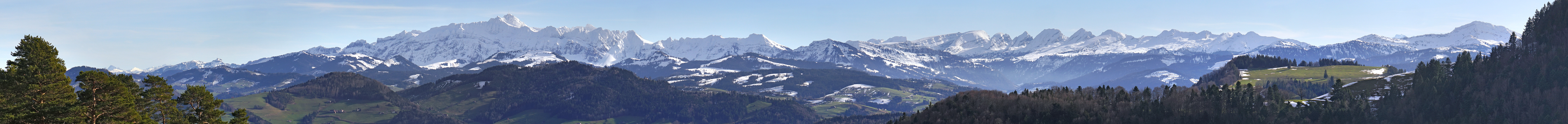 Vom westlichen Toggenburg aus