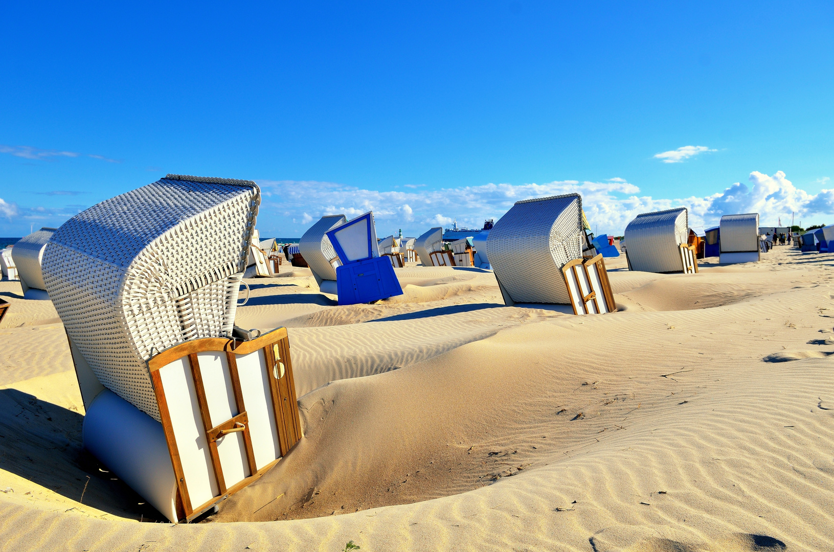 ...vom Winde verweht, in Warnemünde...