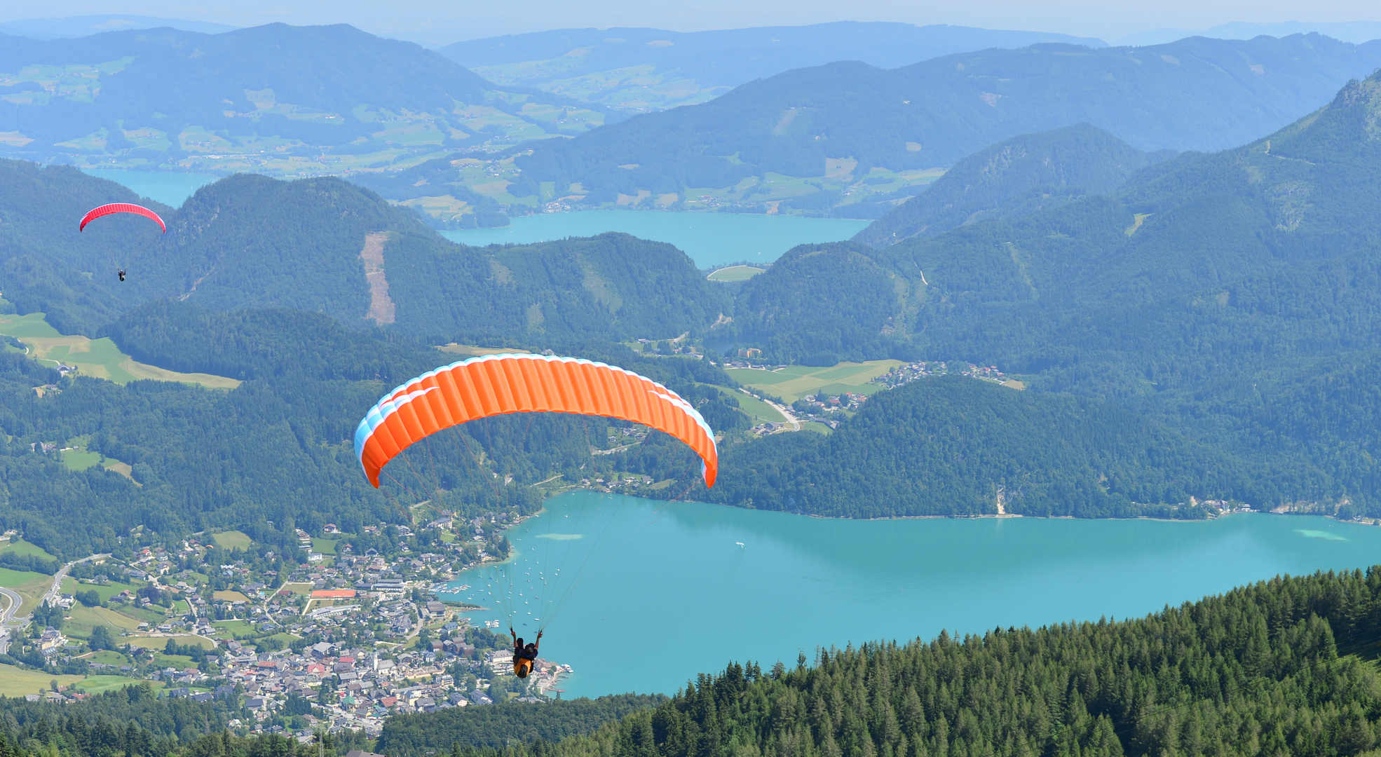 Vom Wolfgangsee zum Mondsee