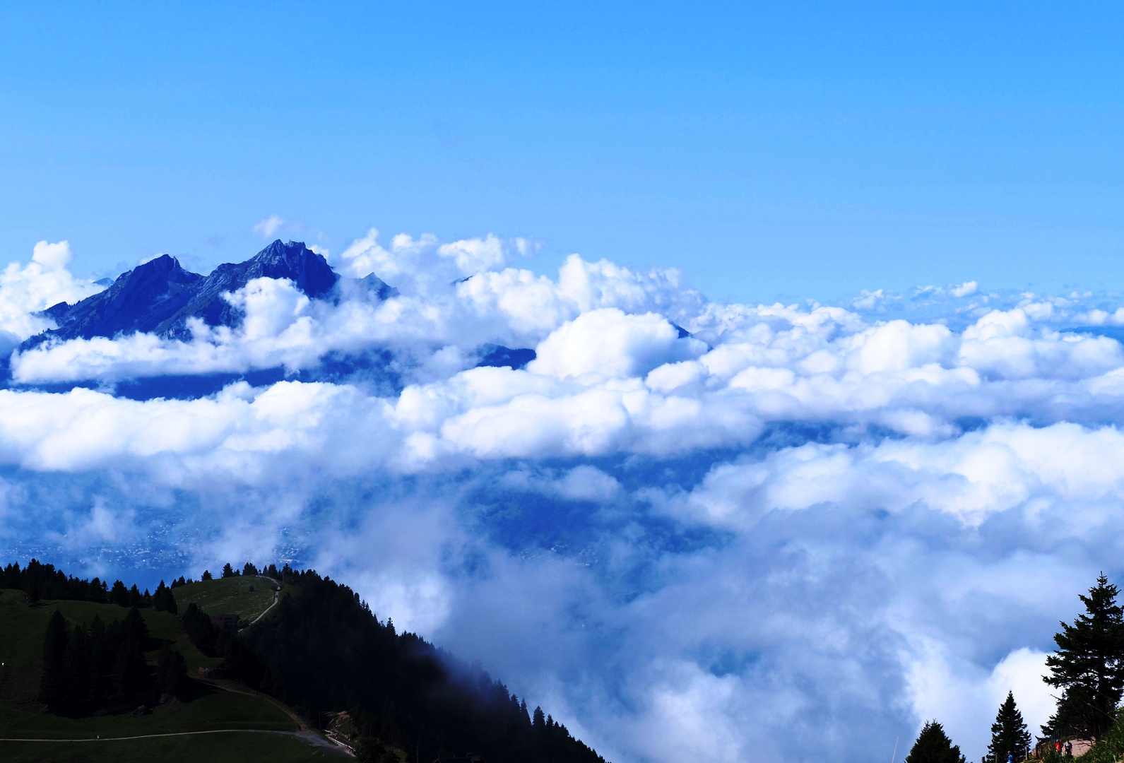 Vom Wolken umhüllt