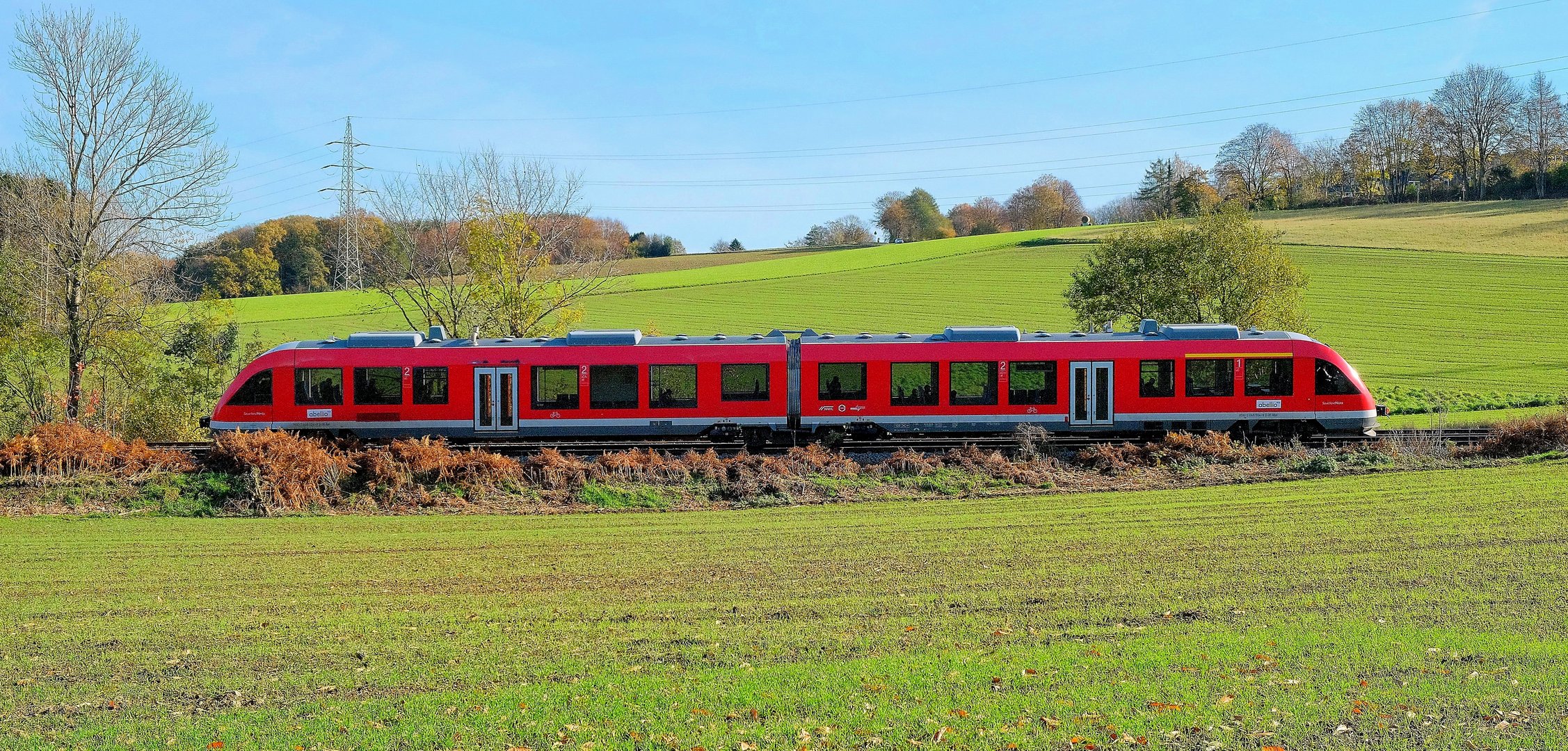 Von Abellio für 2 Tage ausgeliehen--(648er von der DB)-Strecke S7-Remscheid Lennep Garschhagen