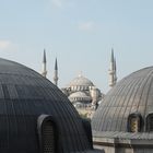 Von Ayasofia aus... Blick auf die Blaue Moschee