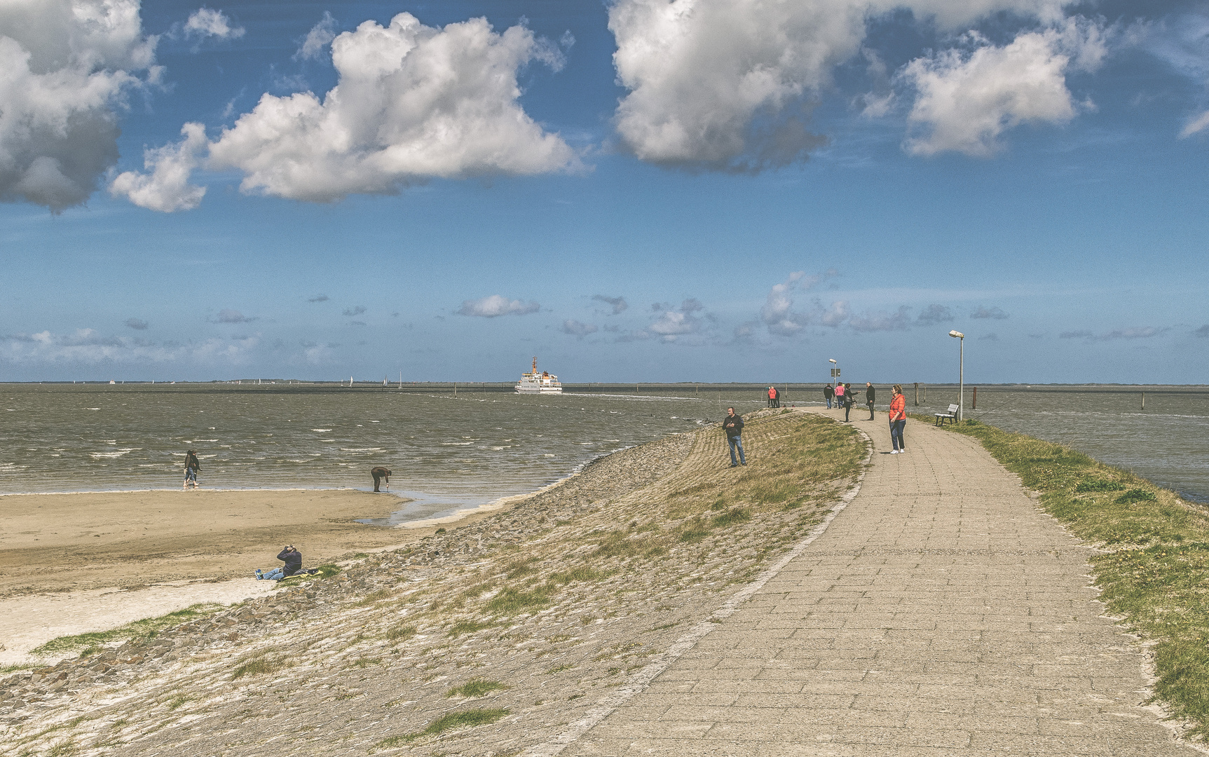  Von Bensersiel zur Insel Langeoog. Ein etwas anderer Bildlook.