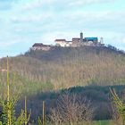 Von Berg zu Berg über grüne Tannenspitzen