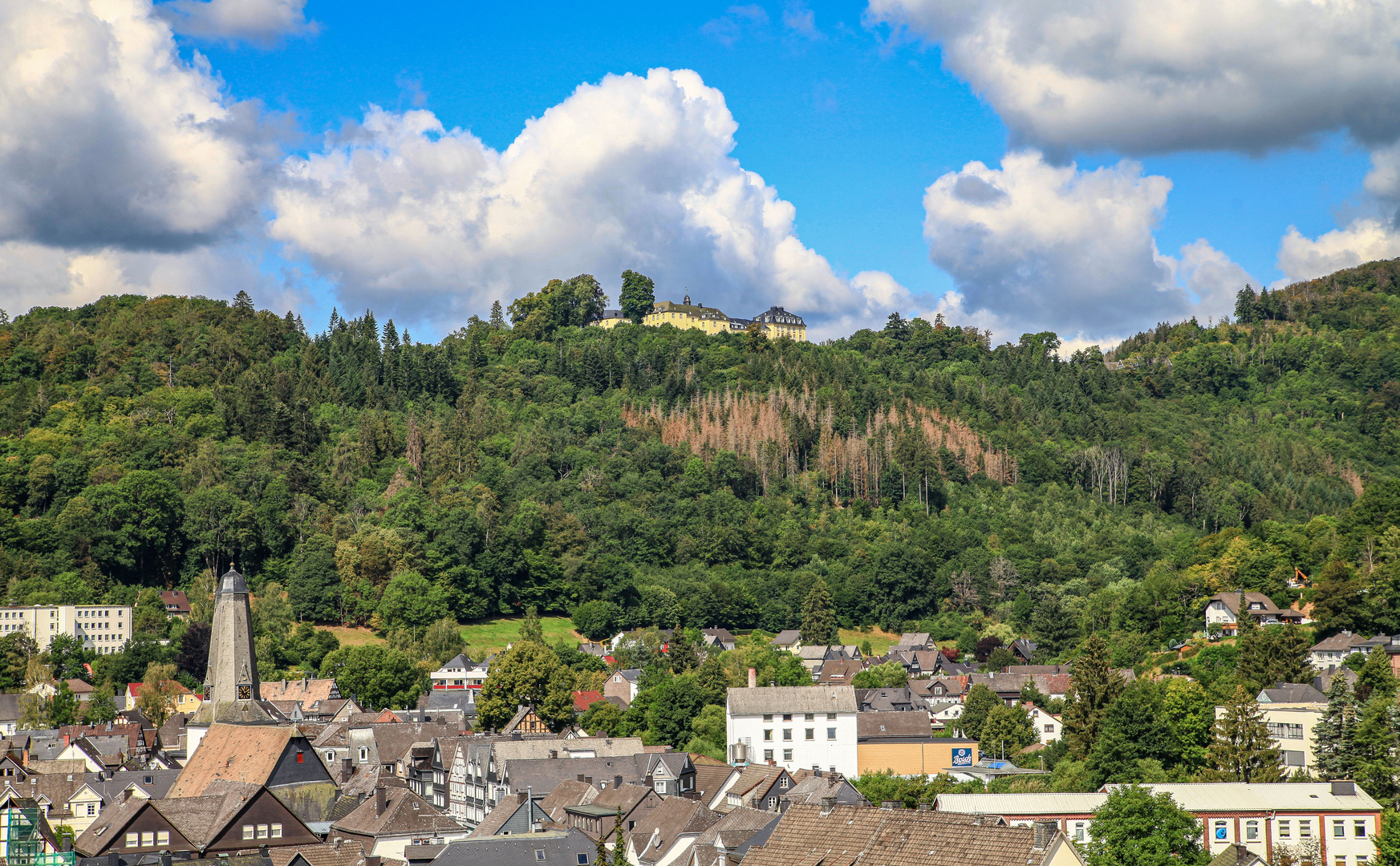 Von dem Aussichtplatz...