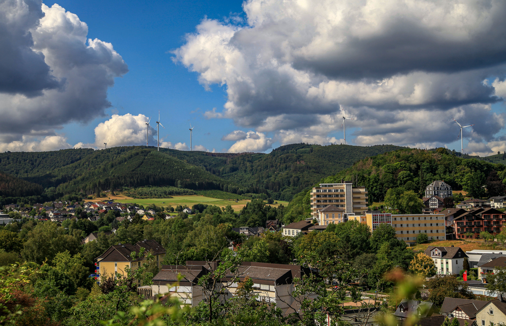 Von dem Aussichtstempel...