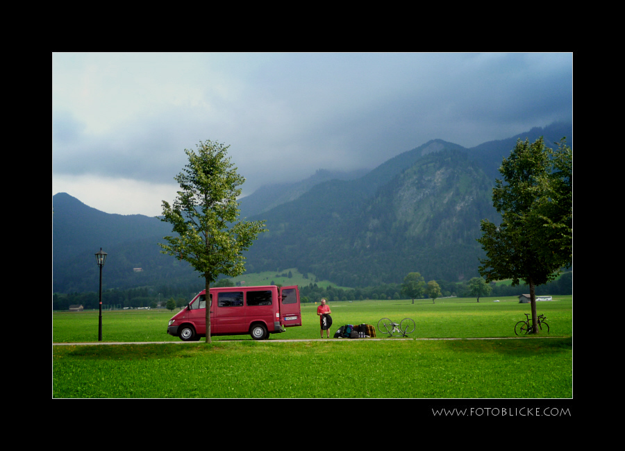 Von den Alpen an die Ostsee - der Start