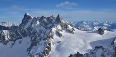 Von der Aiguille du Midi aus gesehen