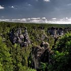 Von der Bastei gesehen, die Sächsischen Schweiz / im Elbsandsteingebirge --------#4