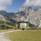 Von der Bergstation des Kreuzjoch aus