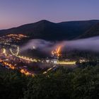 Von der Burg hinunter zur Stadt ....