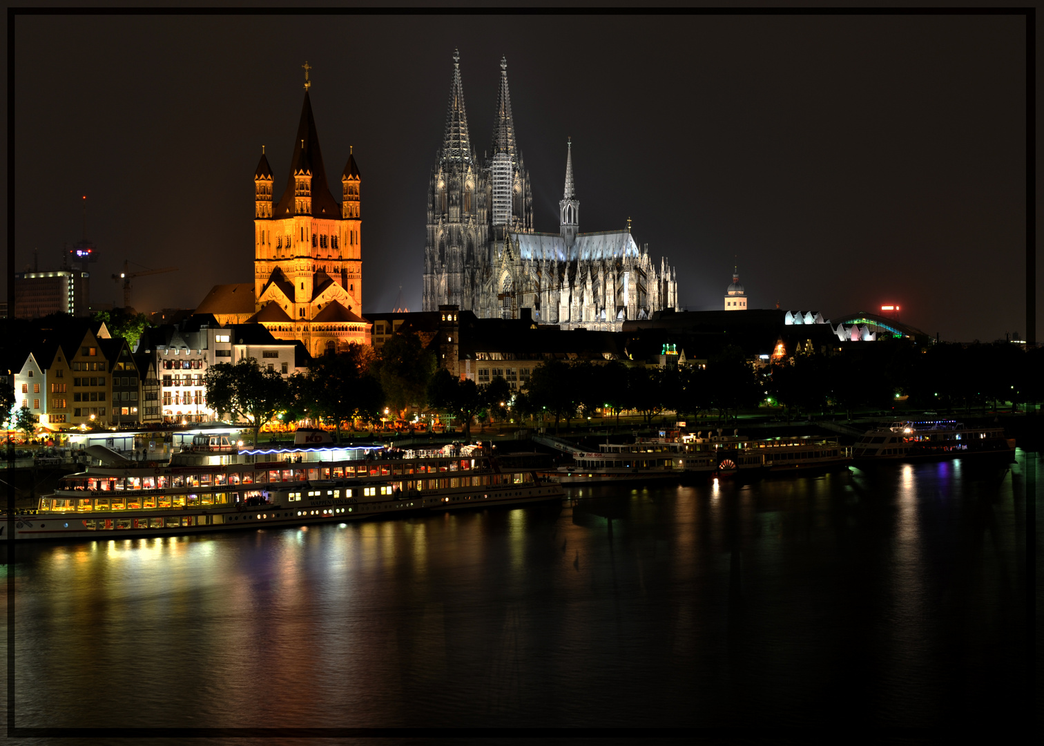 Von der Deutzer Brücke...