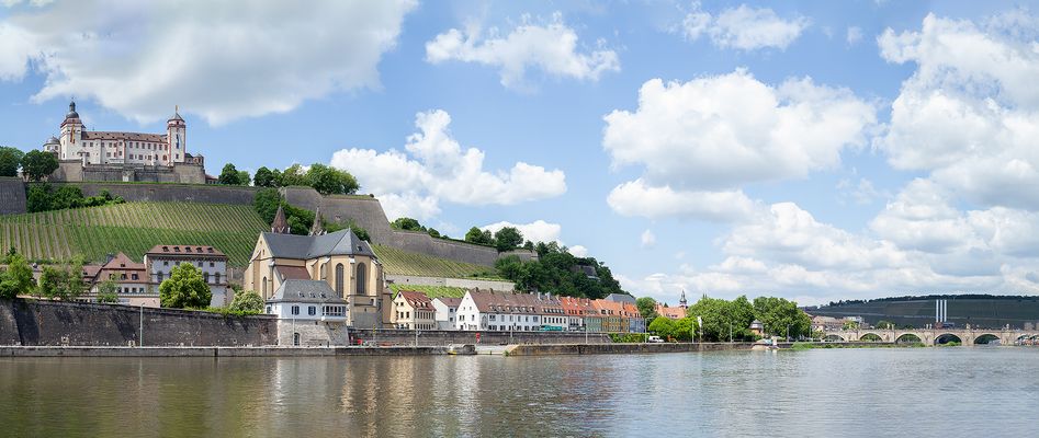 Von der Feste bis zur neuen Mainbrücke