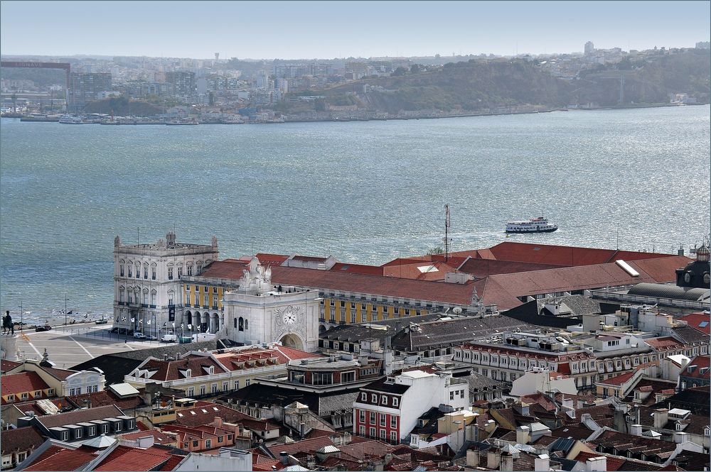 von der Festungsanlage „ Castelo de São Jorge " aus