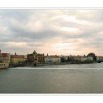 Von der Karlsbrücke in Prag