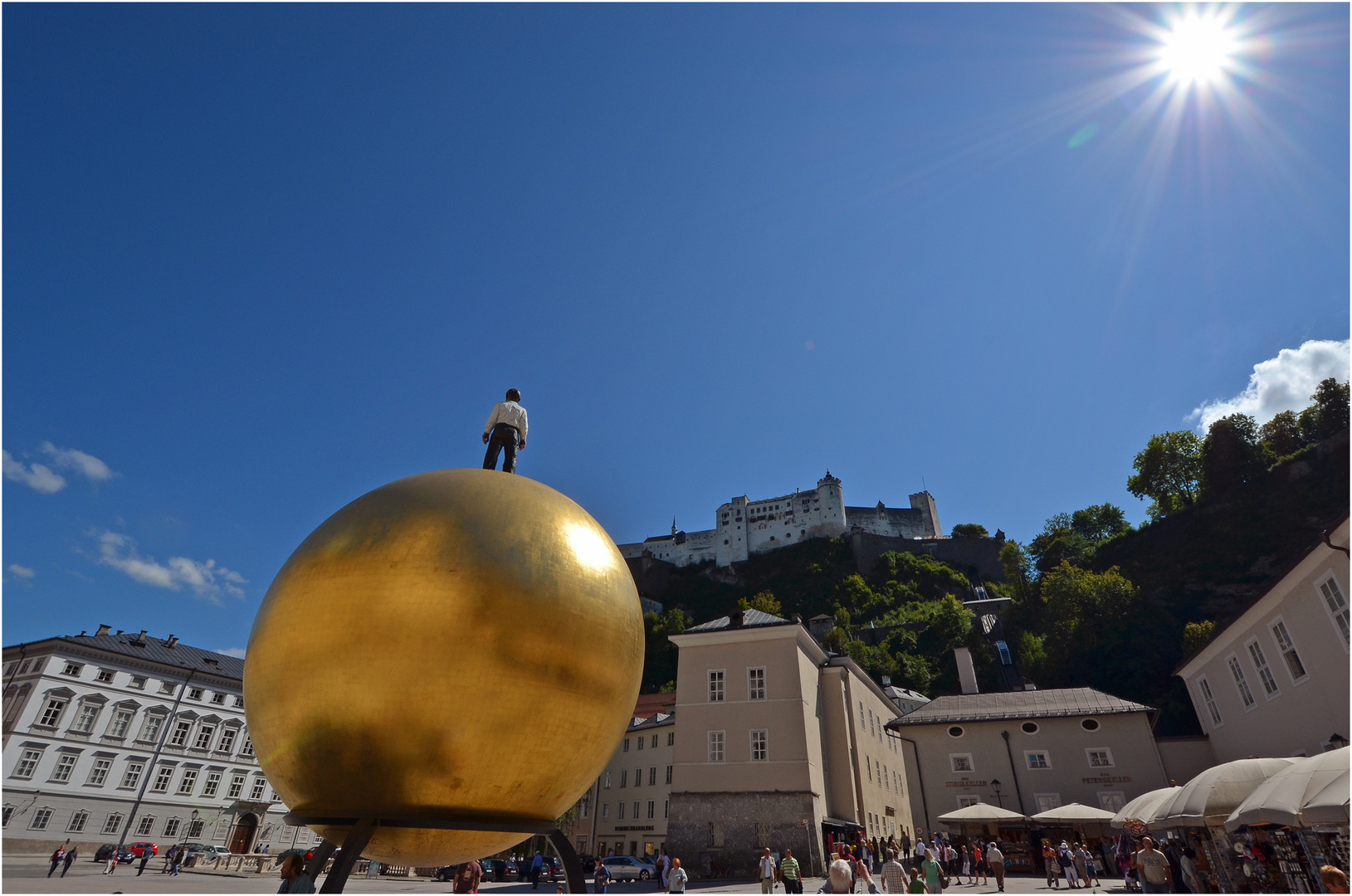 Von der Kugel zur Burg , Salzburg im August