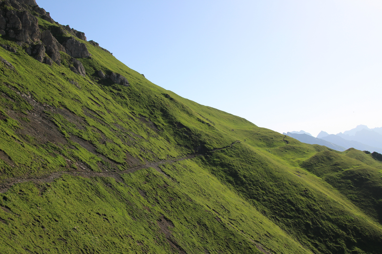 Von der Leutkircher Hütte zum Kaiserjochhaus