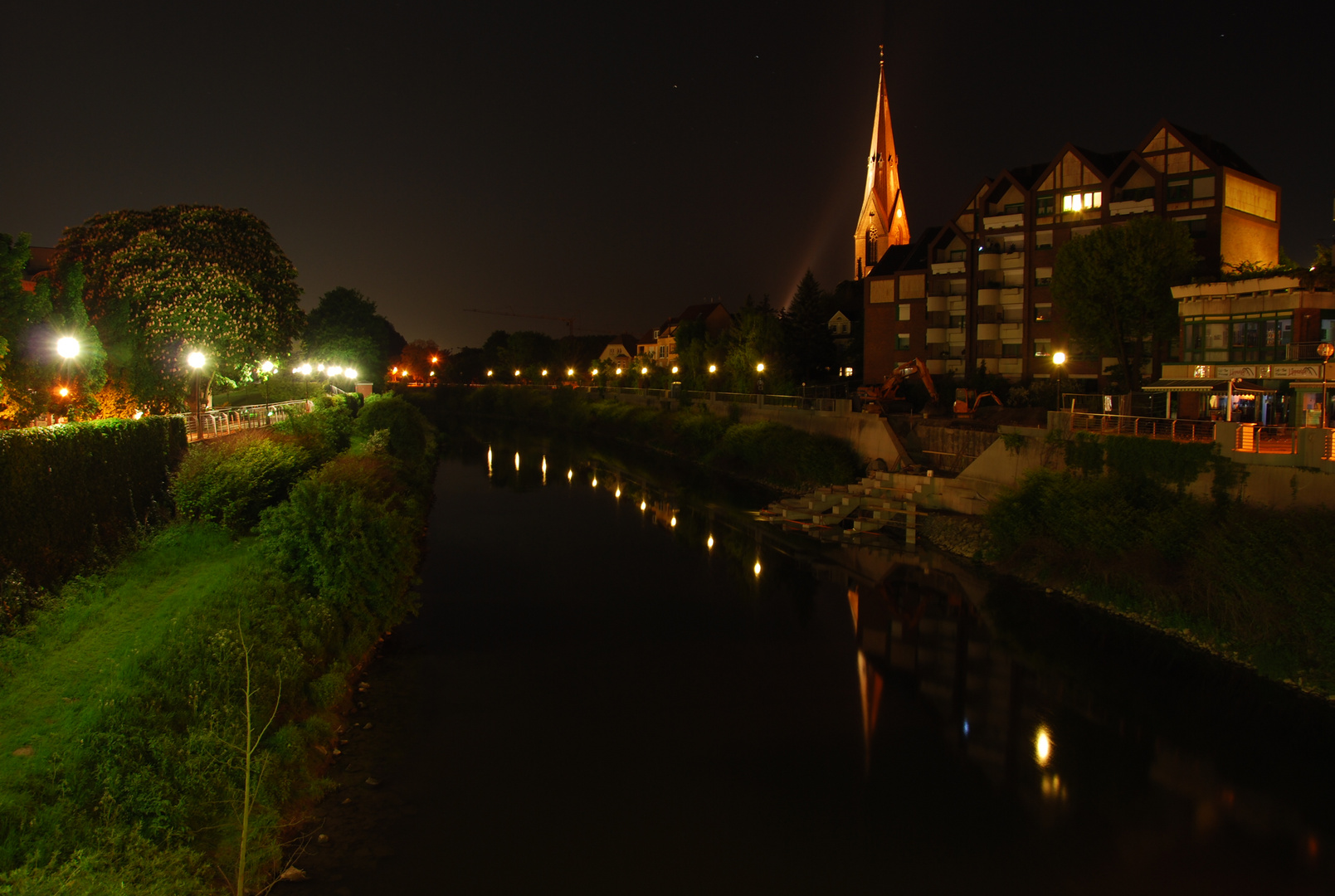 Von der Lippebrücke...