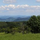 Von der Nollendorfer Höhe-Naklerov vysina (Böhmen) Blick in die nahen und fernen Gipfel