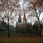 Von der Rheinpromenade Richtung Ludwig Museum + Kölner Dom (29.11.2011) (2)