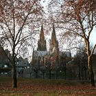 Von der Rheinpromenade Richtung Ludwig Museum + Kölner Dom (29.11.2011)