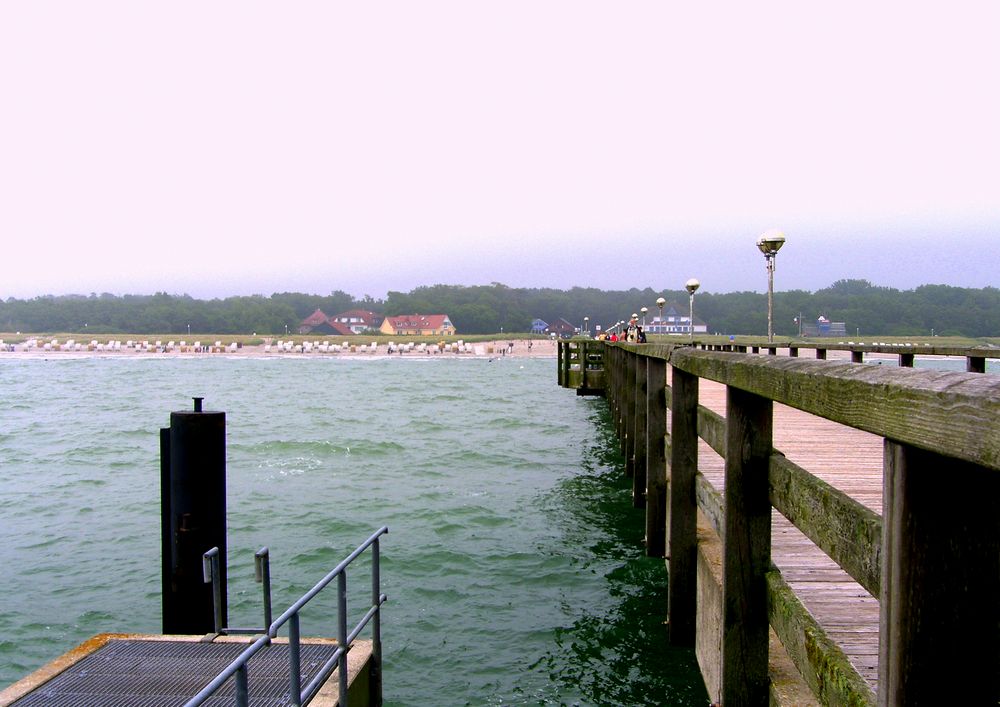 von der Seebrücke in Graal-Müritz